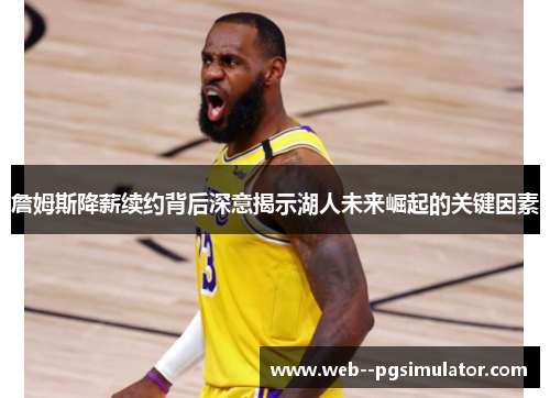 詹姆斯降薪续约背后深意揭示湖人未来崛起的关键因素