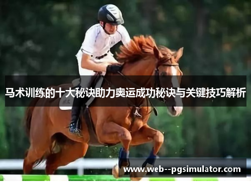 马术训练的十大秘诀助力奥运成功秘诀与关键技巧解析